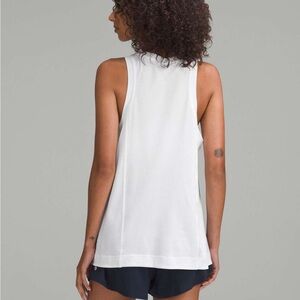 Lululemon Long Cotton Crewneck Tank Top